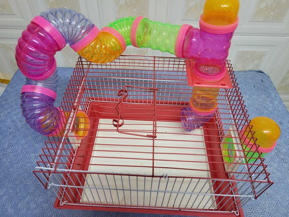 Gaiola para Hamster com tubos