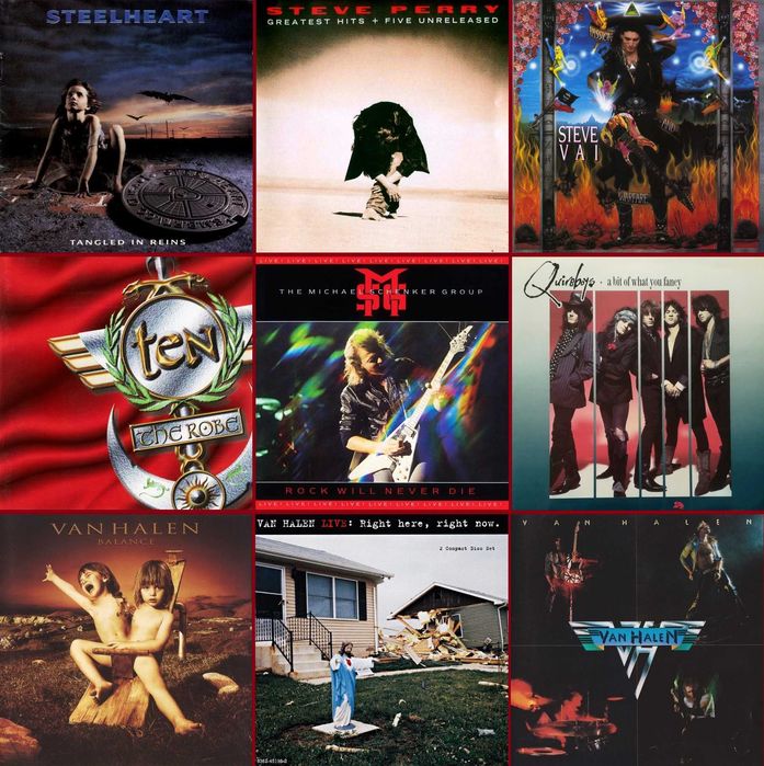 78 CDs - Hard Rock - Coleção - Raros - Muito Bom Estado