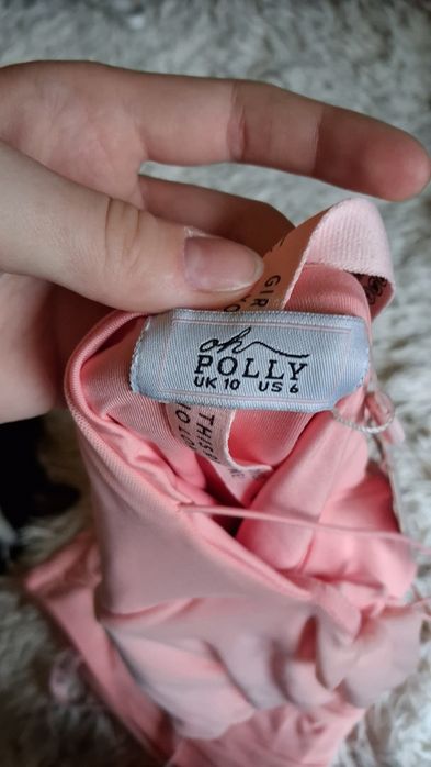 Рожева міді сукня від oh polly