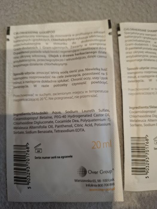 Szampon p/grzybiczy dla psów i kotów
