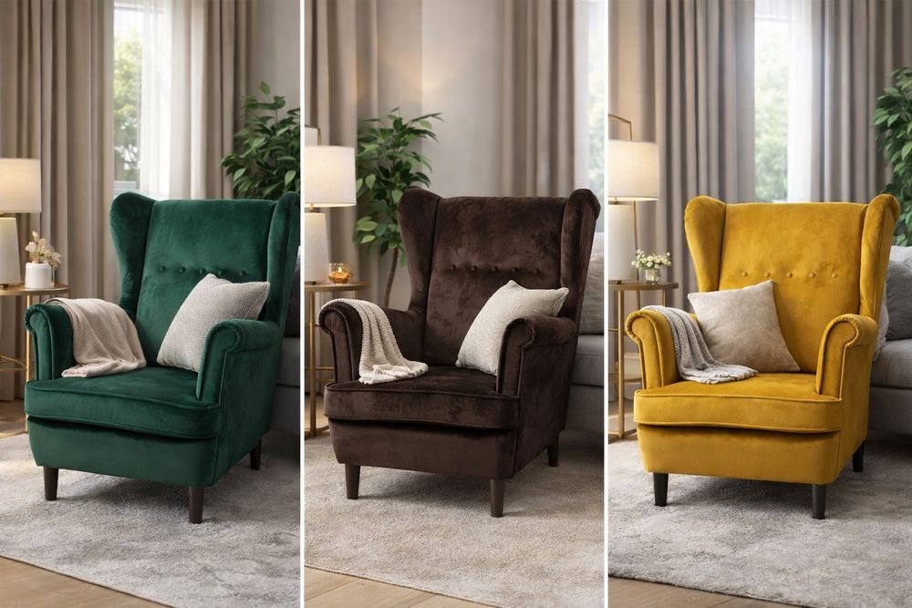 Stylowy fotel do salonu – Uszak w super cenie