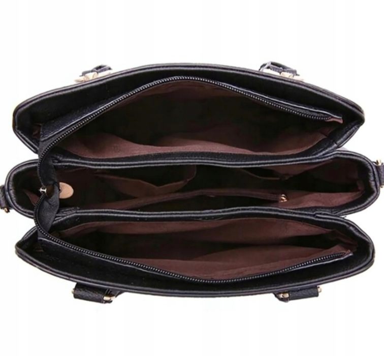 Nowa elegancka czarna torebka