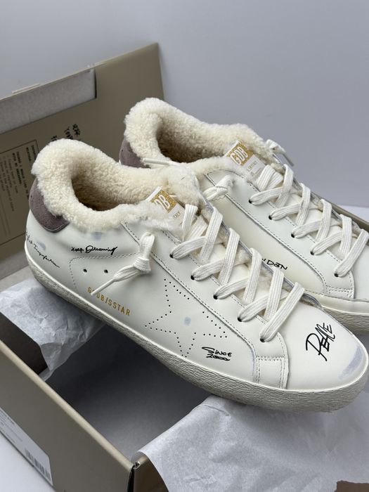 кеди утеплені хутро кросівки жіночі ggdb golden goose голден гус