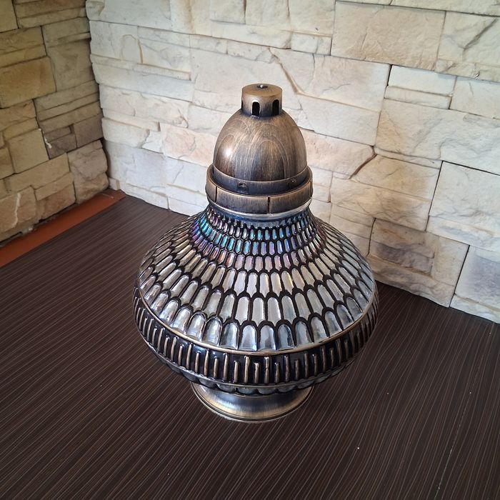 Piękny Lampion Znicz z wkładem parafinowym w zestawie