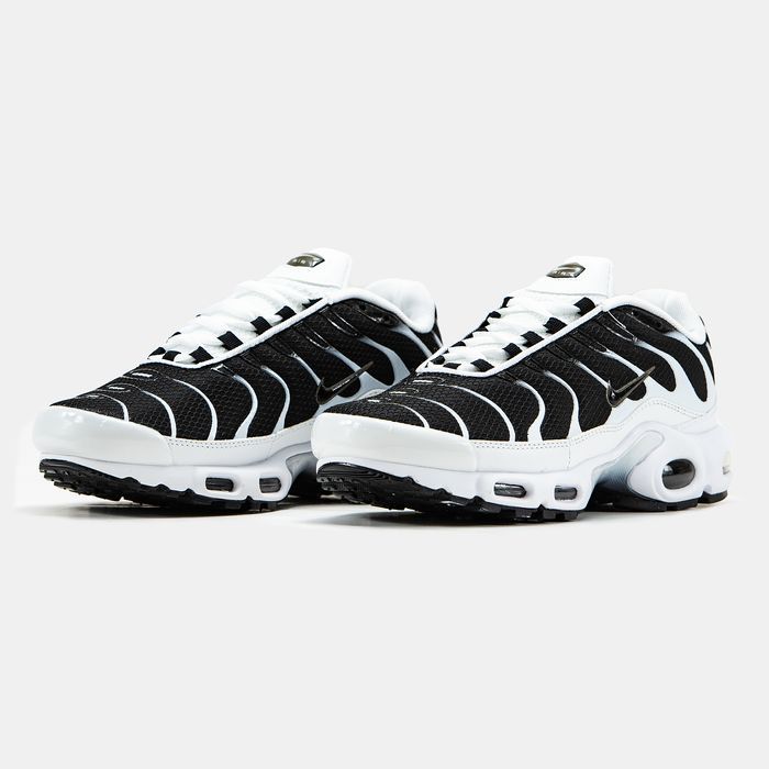 Кросівки Кроссовки Nike Air Max TN Plus White Black Кросовки демісезон