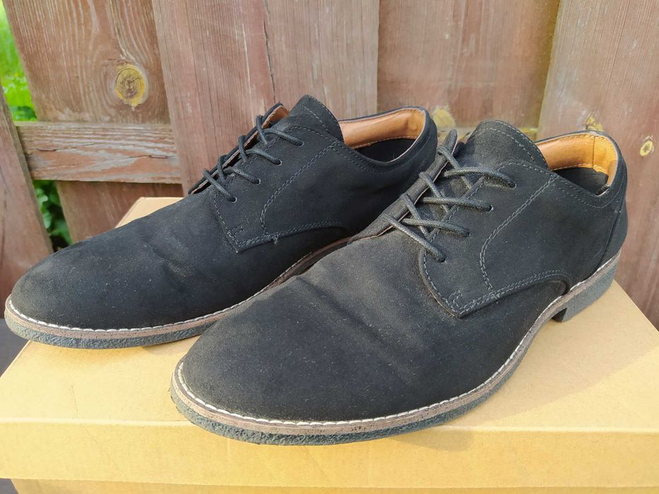 Buty Męskie H&M. Roz. 43 Czarne eleganckie wiązane