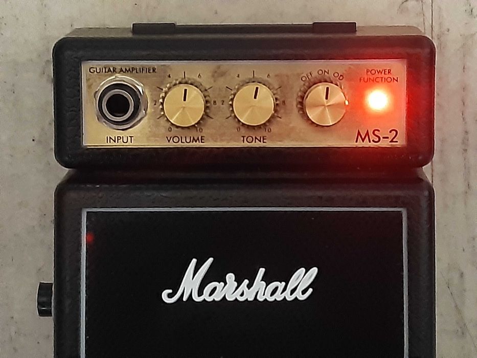 Mini Wzmacniacz Gitarowy Marshall MS-2 - wysyłka Free lub dodam Gratis