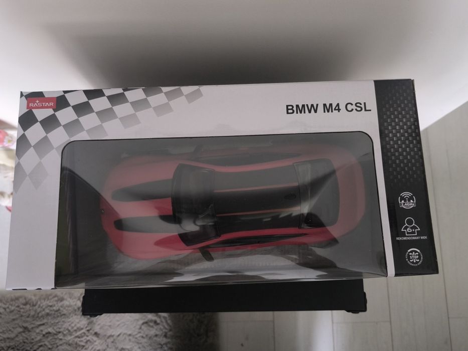 Rastar Samochód Auto Zdalnie Sterowane BMW M4 CSL 1:16 R/C 2,4Ghz Czer
