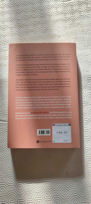 Todos os Dias são para Sempre de Raul Minh'alma - Livro