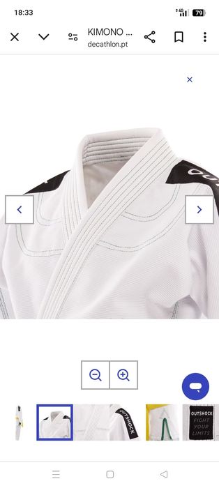 Kimono jiu-jitsu brasileiro criança M4