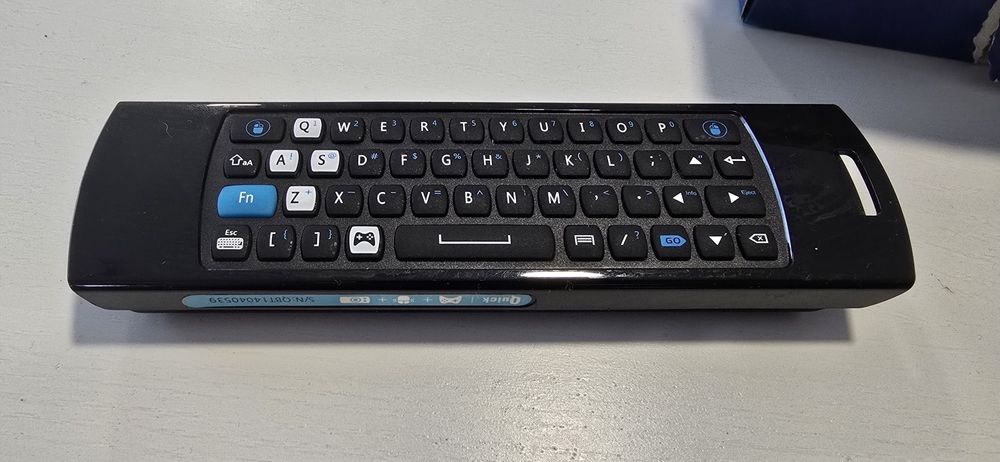 Comando teclado rato air mouse  tv box ou smart tv mele f10