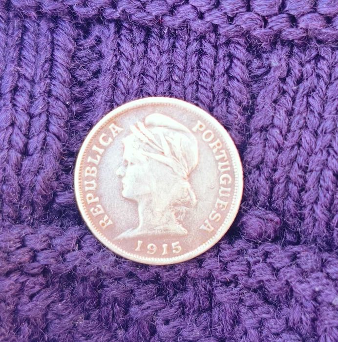 Moeda rara de prata República Portuguesa