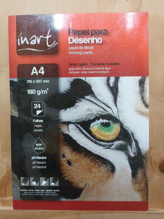Novo - Bloco Desenho Inart A4