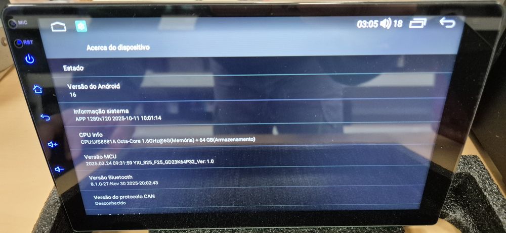 Autoradio Android 9 polegadas NOVO