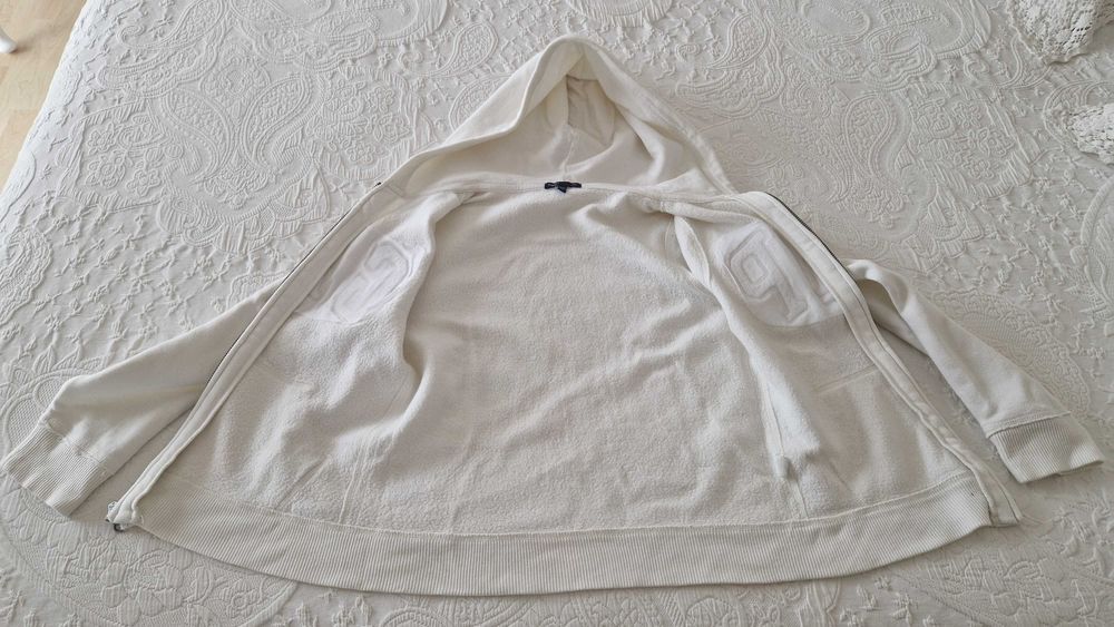 Casaco com Capucho Gap Kids XL - 12 anos branco