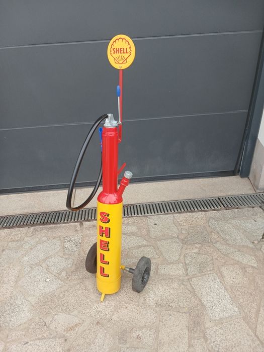 Shell bomba de gasolina  modelo decoração