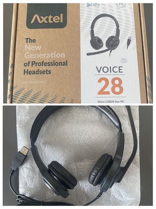 Sluchawki Axtel Voice USB28 duo NC