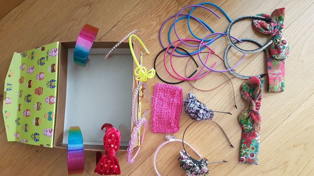Conjunto Bandoletes e Fitas Cabelo