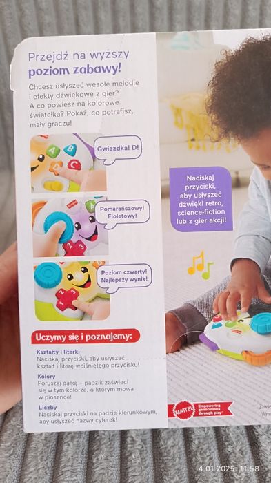 Zabawka interaktywna Wesoły padzik malucha od Fisher Price