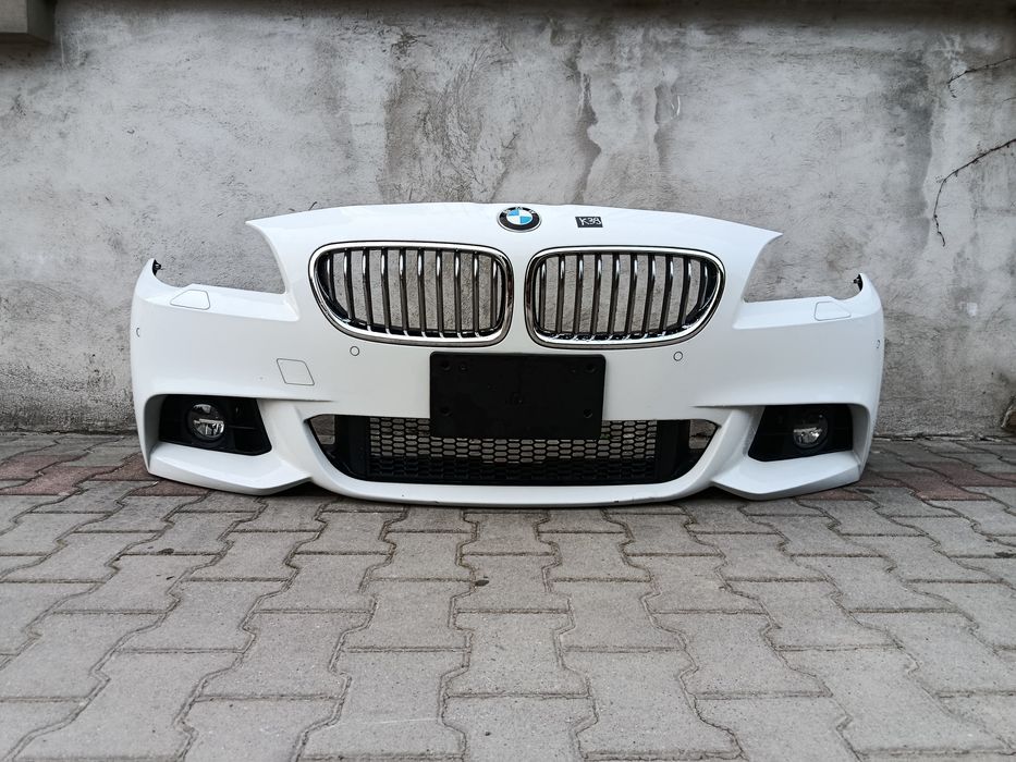 Zderzak BMW f10 f11 mpower mpakiet Lift kompletny Alpine waiss