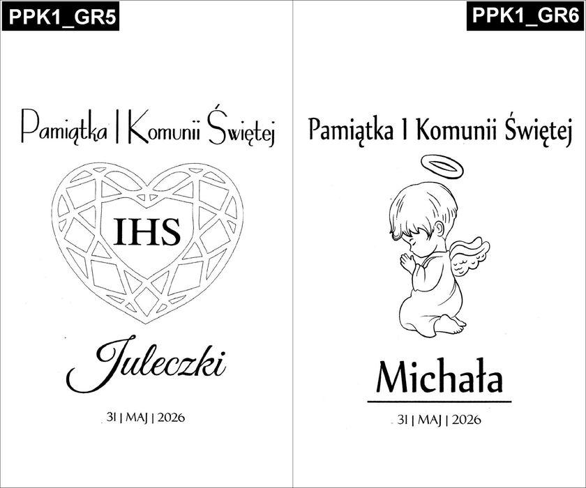 Box na pieniądze, różaniec, prezent - pudełko Pierwsza Komunia Święta