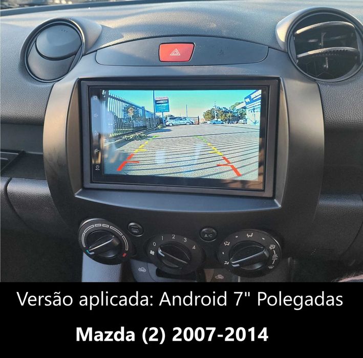 (NOVO) Rádio 2DIN • MAZDA 2 • (Desde 2002 a 2014) • Android GPS WiFi