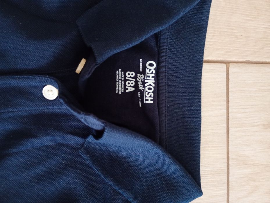 Детская рубашка-поло с длинными рукавами OshKosh  размер  8