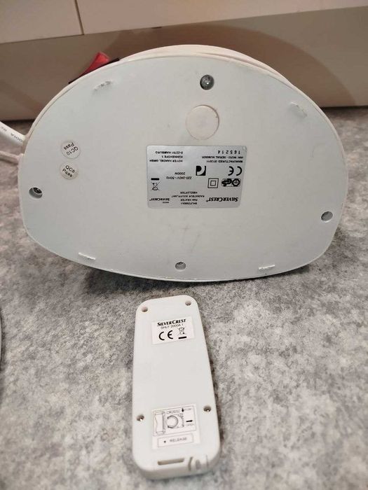 Тепловентилятор SilverCrest SHLF 2000W з пультом ДУ — дуйка робоча