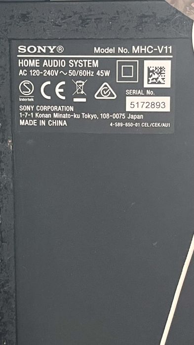Głośnik SONY MHC-V11