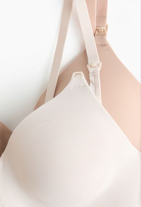 Бюстгальтери для годування H&M 85C — 2 шт, бежеві