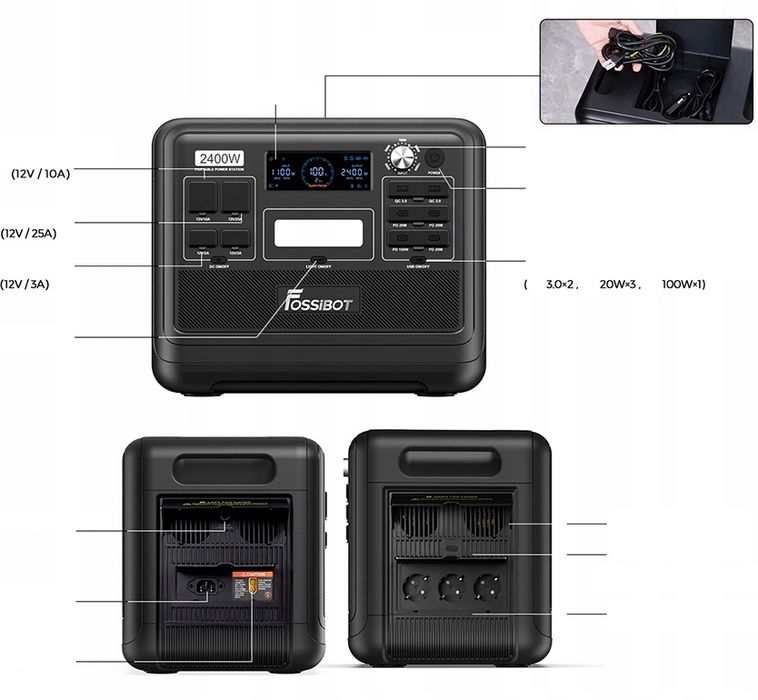 Сонячна, портативна електростанція