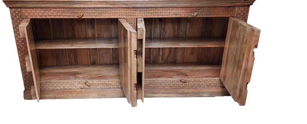 komoda indyjska z drewna mango – idealna do salonu, jadalni i sypialni