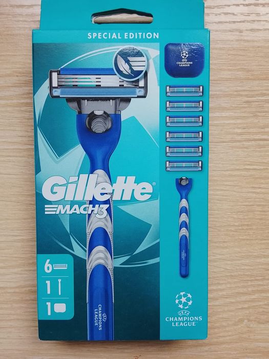 чоловічий станок для гоління Gillette Mach3 Special Edition UEFA Champ