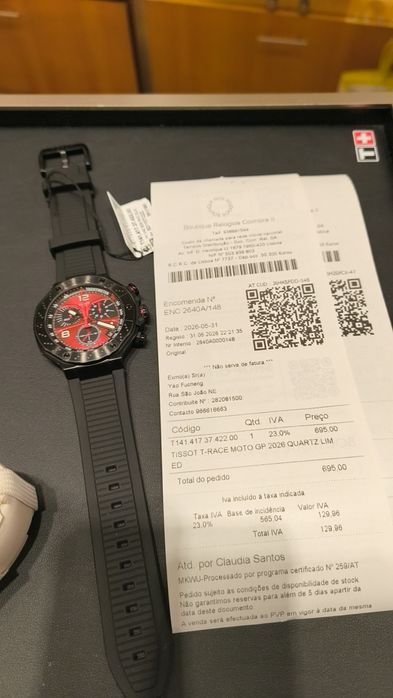 Relógio Tissot T-Race Moto GP, edição limitada