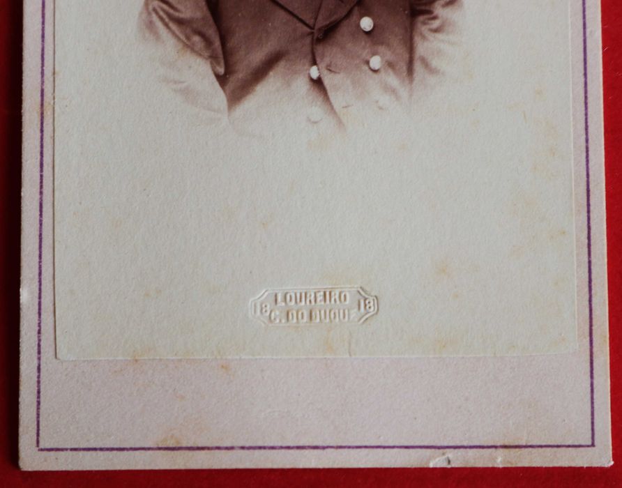 Senhor, CDV Loureiro CDV c/2 marcas frente e verso