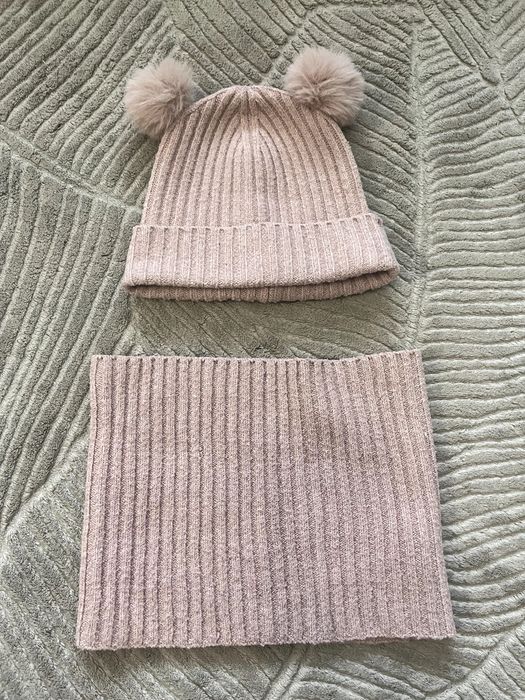 Zestaw komin i czapka H&M r.92-116
