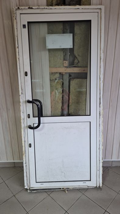 Drzwi aluminium PCV 100 x 215 używane