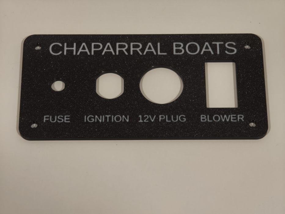 Painel de Ignição e Comandos Compatível com Chaparral 2000SL – Impressão 3D Personalizada