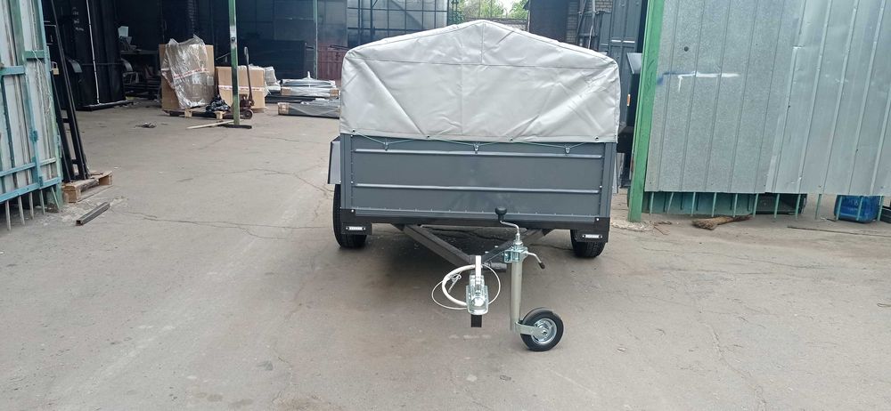 Одноосный автомобильный прицеп(2000х1280) тент,документы,доставка!
