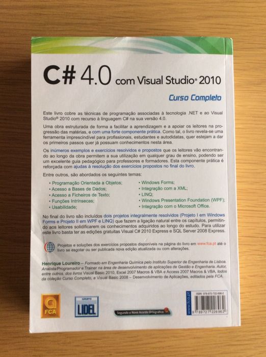 LIVRO C# 4.0 com Visual Studio® 2010