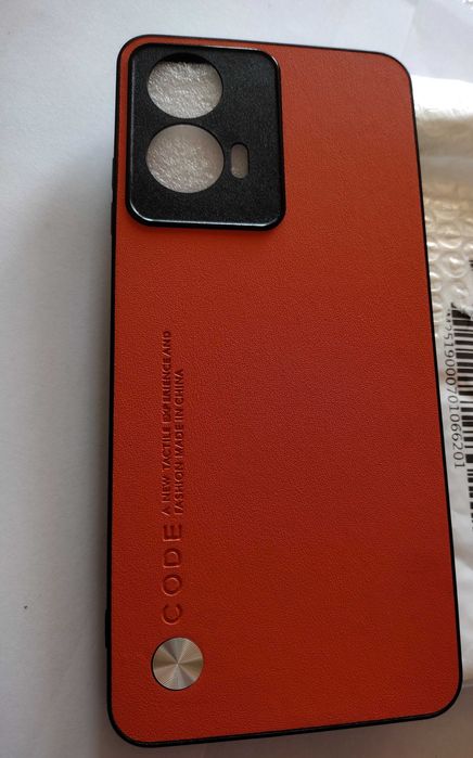 etui PV gładka skóra matowa silikonowa na telefon Motorola g24