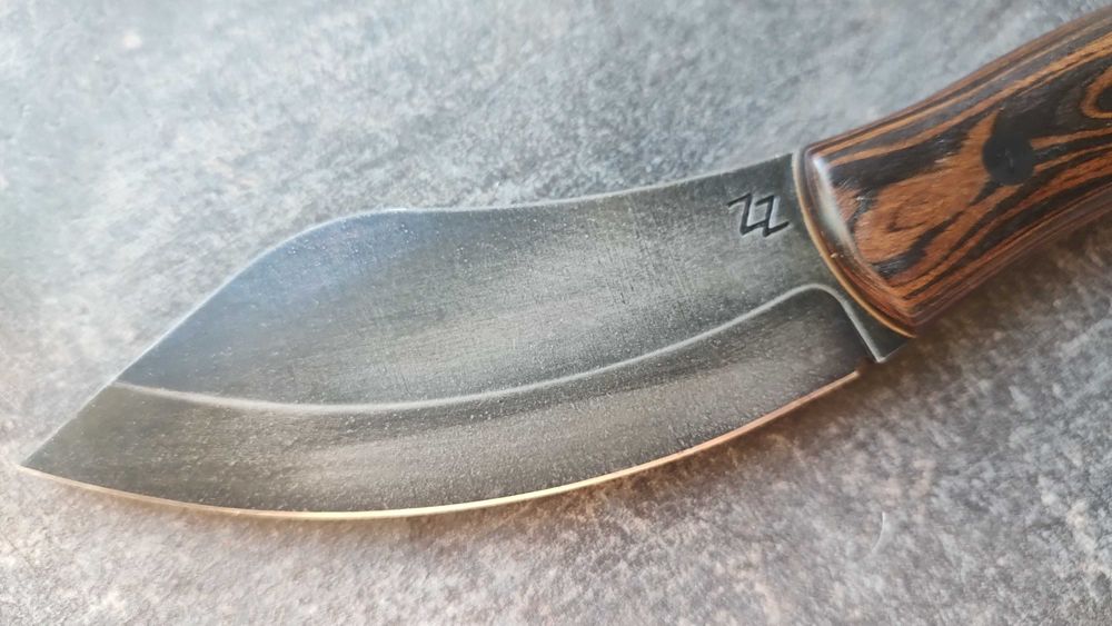 Nóż ZZ CUSTOM Knives, Nessmuk, NCV1, Dymonwood