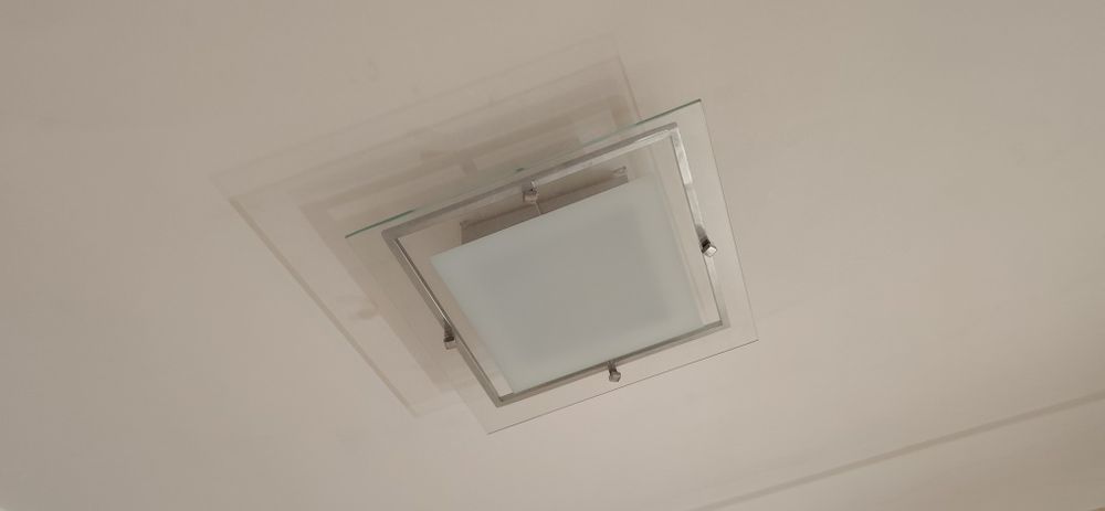 Novo preço: Conjunto de candeeiros de teto e parede- tudo em inox