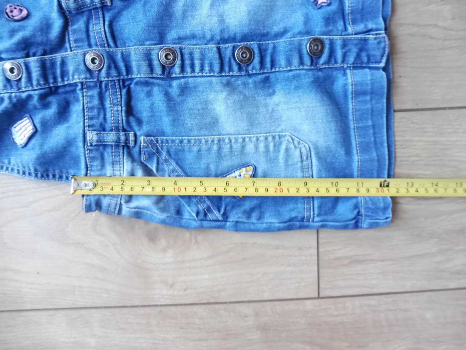 R 116 spódniczka ogrodniczka jeanowa