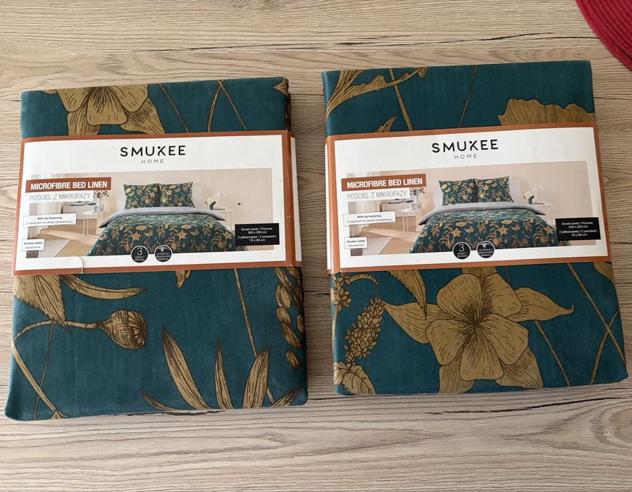 Dwie pościele nowe 160/200cm i 220/200cm