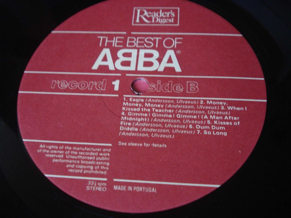 4 Antigos Lp`s Discos Vinil ABBA