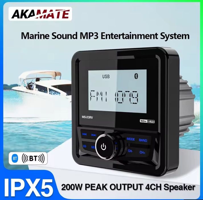 Rádio Marinho com bluetooth e mp3