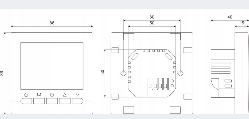 Zestaw do ogrzewania podłogowego AFRISO LISTWA 2x REGULATOR TEMP.