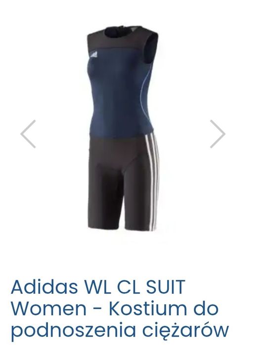 Strój sportowy Adidas do podnoszenia ciężarów rozmiar M