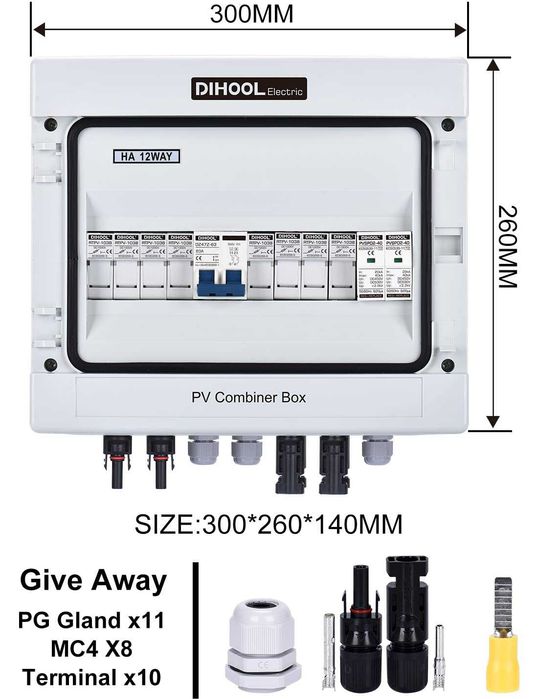 Dihool - Caixa de ligações sistemas fotovoltaicos